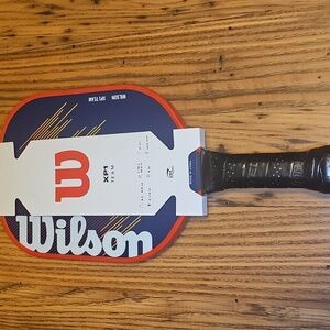 Wilson XP1 Team Pickleball Paddle – Navy, Red & Gold Accents 8 oz C3